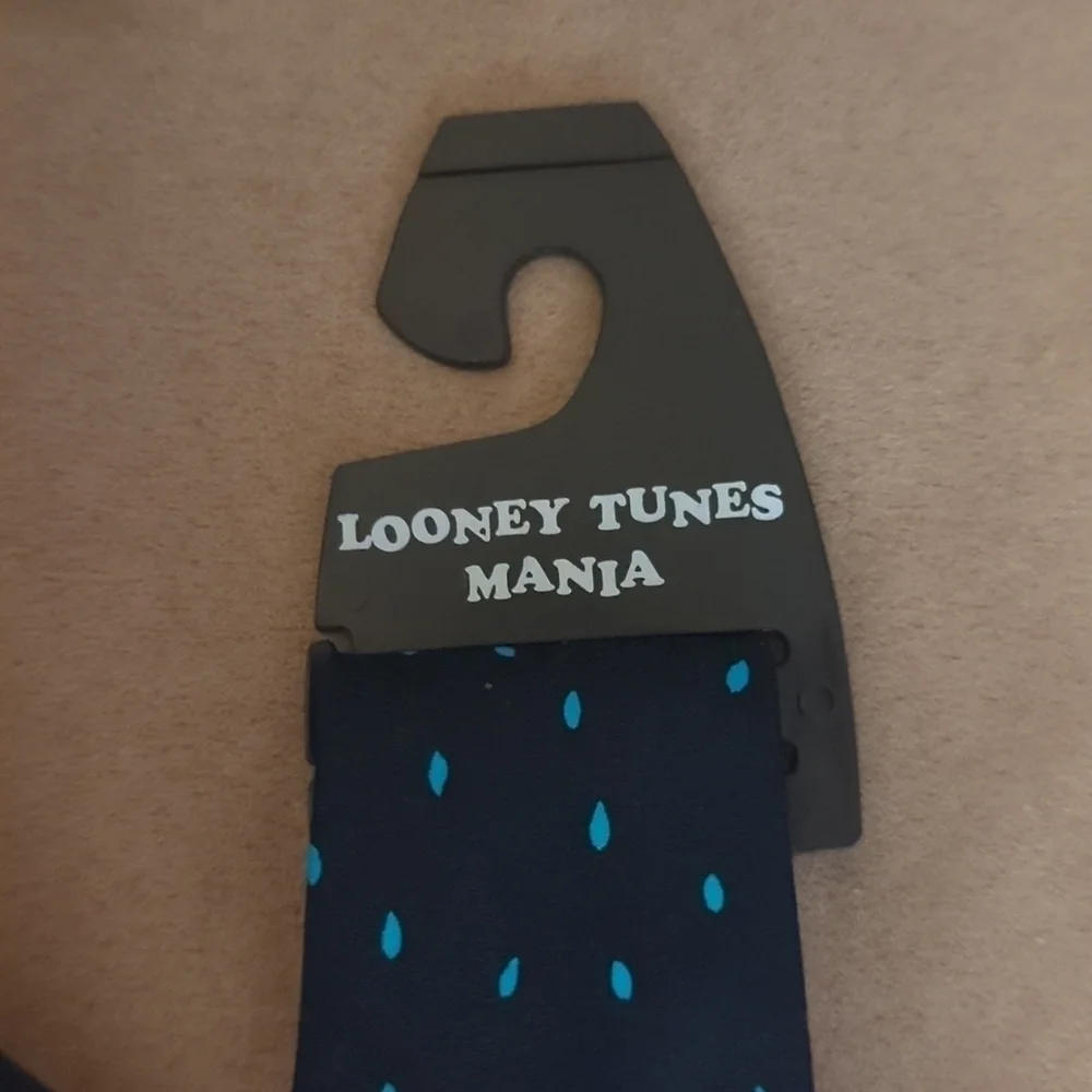 Looney Tunes Mania Sports Taz Tie Vintage Warner Bros Hockey Y2k
